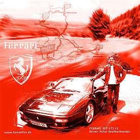 Ferrari mieten - Collage