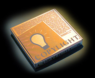 Copylight-Lamp with package, a nice present
