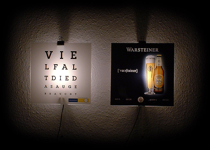 Copylight für Warsteiner Brauerei auf der Messe